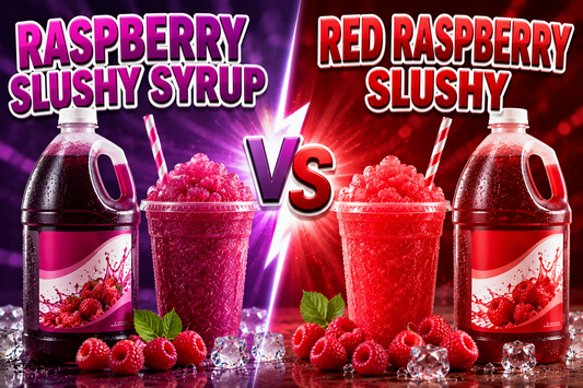 Raspberry Slushy Syrup vs Red Raspberry Slushy: What Customers Prefer