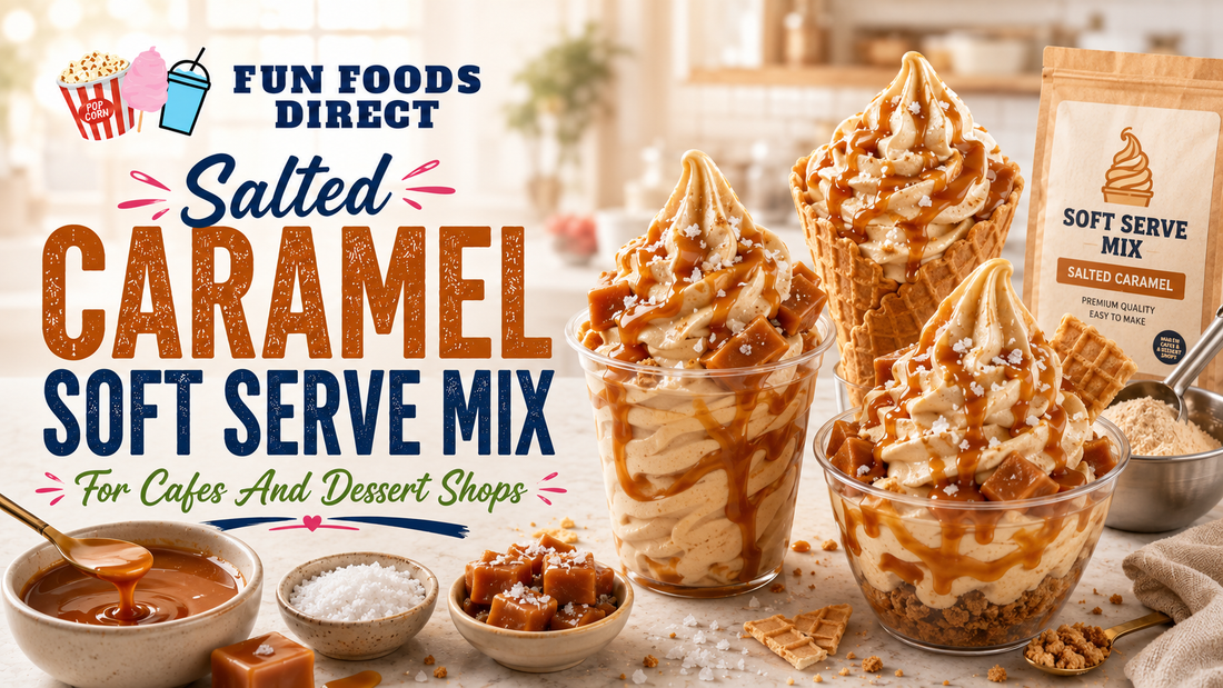 Salted Caramel Soft Serve Mix For Cafes And Dessert Shops