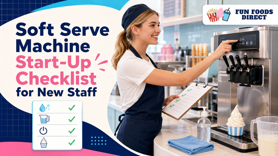 Soft Serve Machine Start-Up Checklist for New Staff