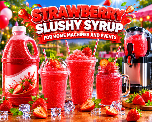 Strawberry Slushy Syrup For Home Machines And Events