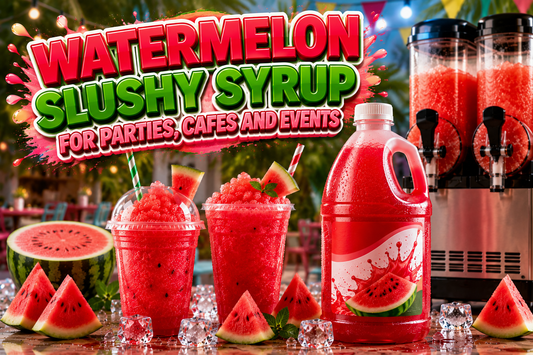 Watermelon Slushy Syrup For Parties, Cafes And Events