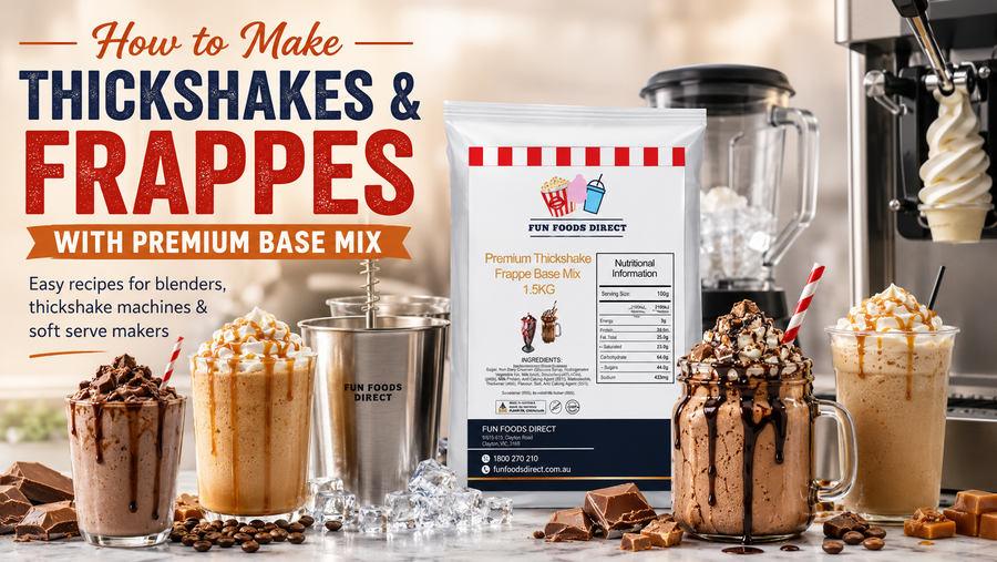 How to Make Thickshakes & Frappes with Premium Base Mix