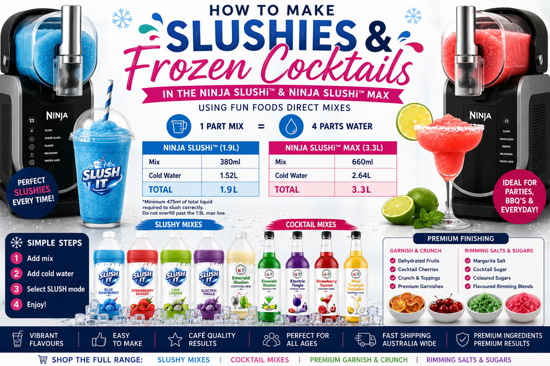 How To Make Slushies & Frozen Cocktails In The Ninja SLUSHi & Ninja SLUSHi Max
