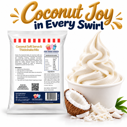 Coconut Soft Serve & Thickshake Mix