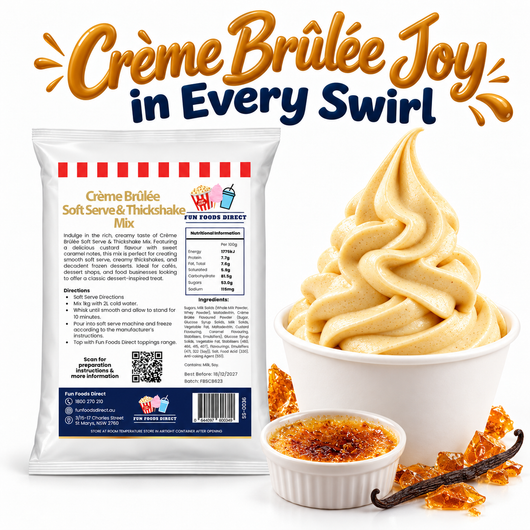 Crème Brûlée Soft Serve & Thickshake Mix
