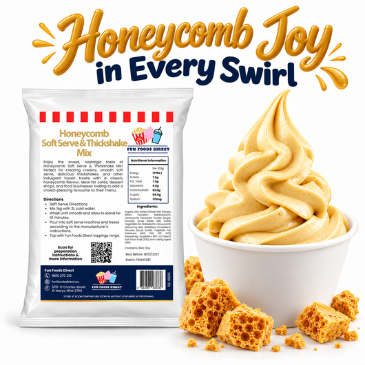 Honeycomb Soft Serve & Thickshake Mix