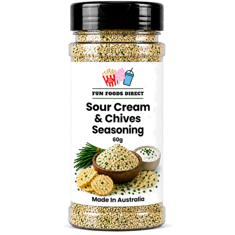 Sour Cream & Chives Seasoning 60g | Creamy Herb Flavour Boost for Chips & Snacks