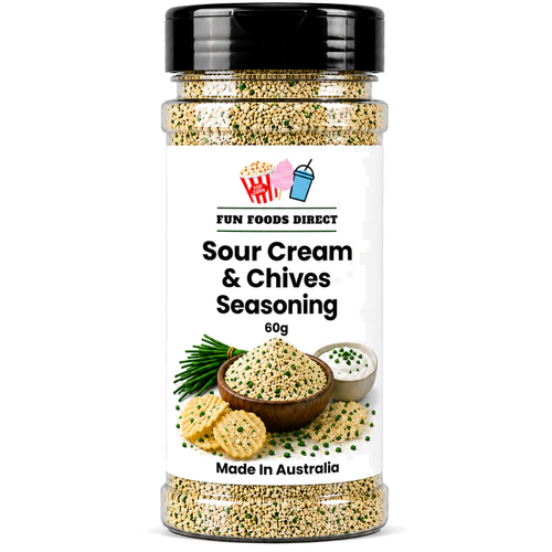 Sour Cream & Chives Seasoning 60g | Creamy Herb Flavour Boost for Chips & Snacks