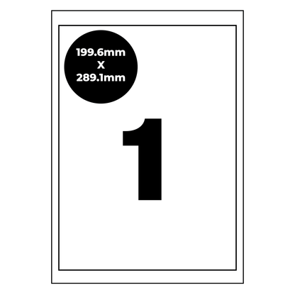 A4 Self Adhesive Address Labels