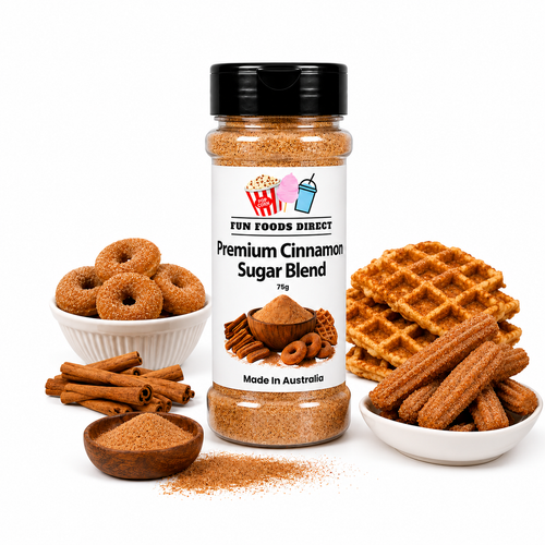 Premium Cinnamon Sugar Blend 75g | Sweet & Spiced Topping for Churros, Doughnuts & Desserts