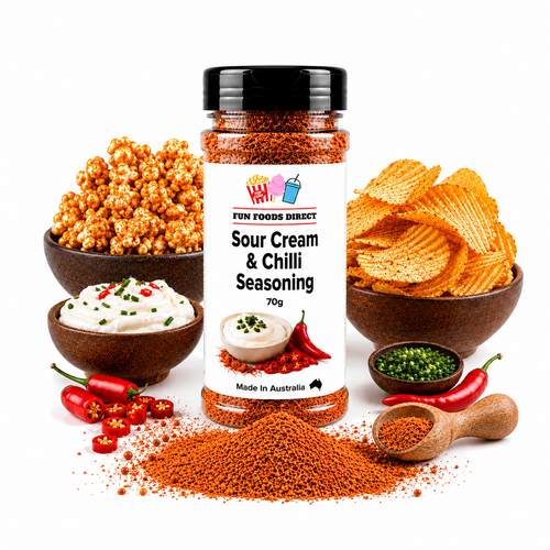 Sour Cream & Chilli Seasoning 70g | Creamy Spicy Flavour Boost for Chips & Snacks