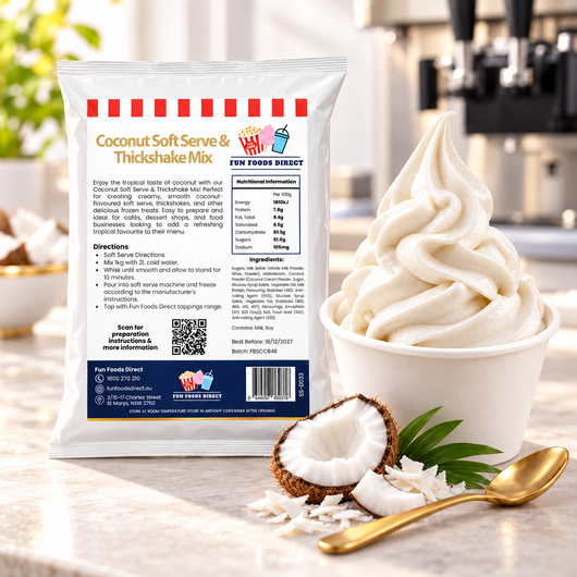 Coconut Soft Serve & Thickshake Mix