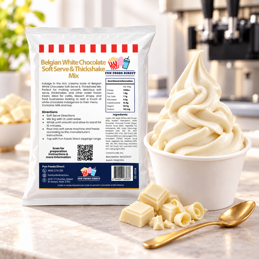 Belgian White Chocolate Soft Serve & Thickshake Mix