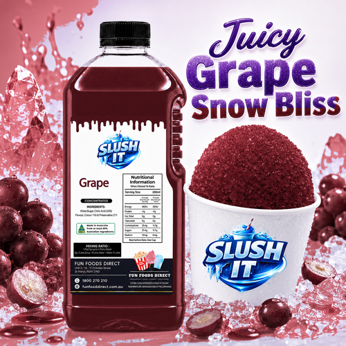 Grape Sno Cone Bottle
