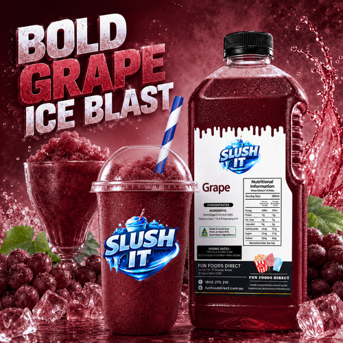 Grape Slushy 2L Bottle