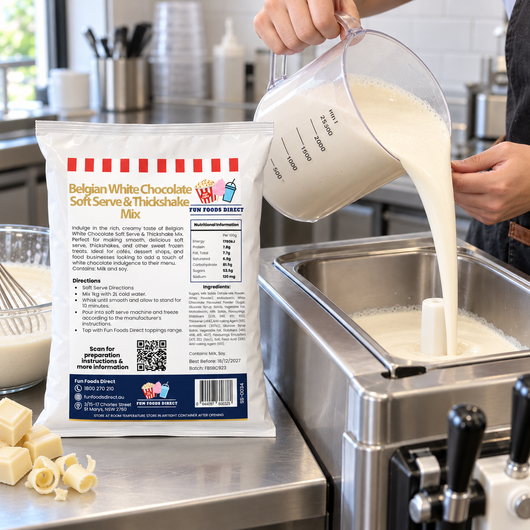 Belgian White Chocolate Soft Serve & Thickshake Mix
