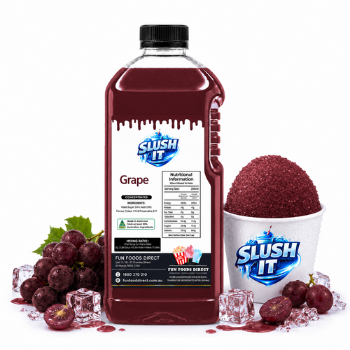 Grape Sno Cone Bottle