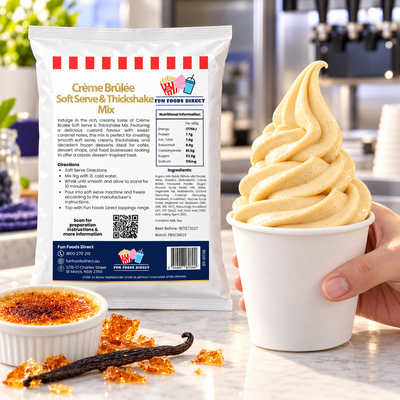 Crème Brûlée Soft Serve & Thickshake Mix
