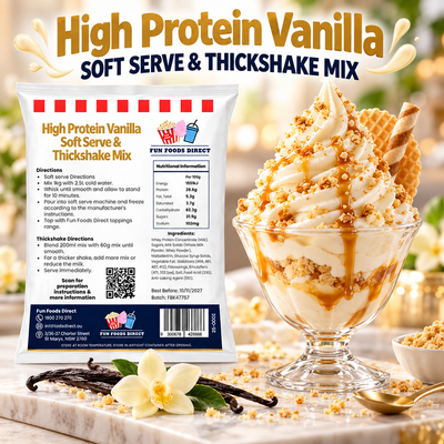 High Protein Vanilla Soft Serve & Thickshake Mix