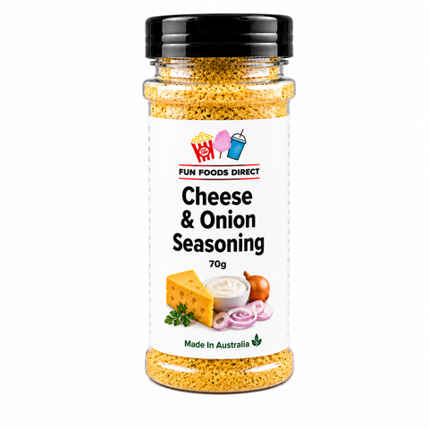 Cheese & Onion Seasoning 70g | Savoury Flavour Boost for Chips, Popcorn & Snacks