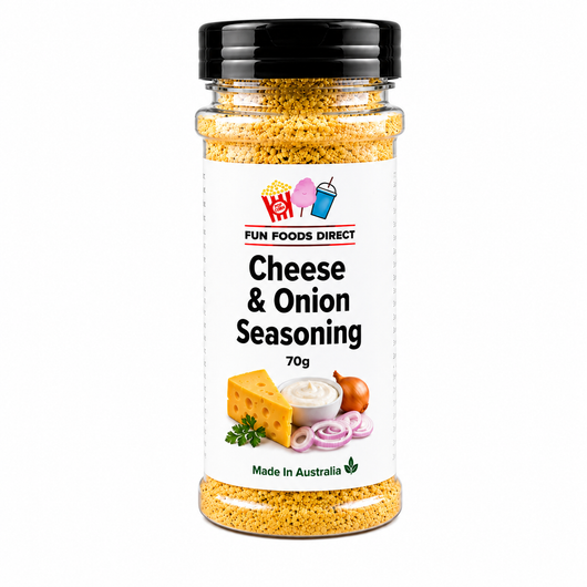 Cheese & Onion Seasoning 70g | Savoury Flavour Boost for Chips, Popcorn & Snacks