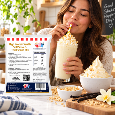 High Protein Vanilla Soft Serve & Thickshake Mix