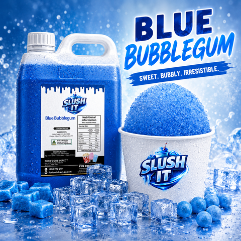 Blue Bubblegum Sno Cone Bottle