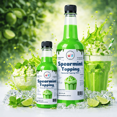Spearmint Milkshake Syrup & Dessert Topping for Thickshakes, Sundaes & Drinks