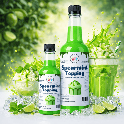 Spearmint Milkshake Syrup & Dessert Topping for Thickshakes, Sundaes & Drinks