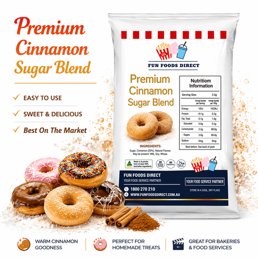Premium Cinnamon Sugar for Donuts, Churros & Desserts