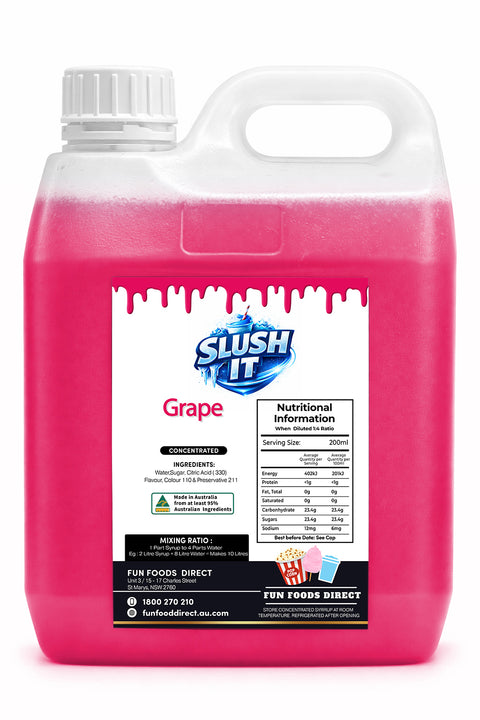 Grape Slushy 2L Bottle