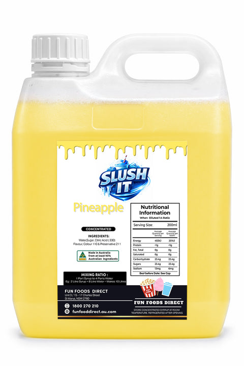 Pineapple Slushy 2L Bottle
