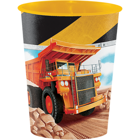 Big Dig Construction Souvenir Plastic Favour Cup