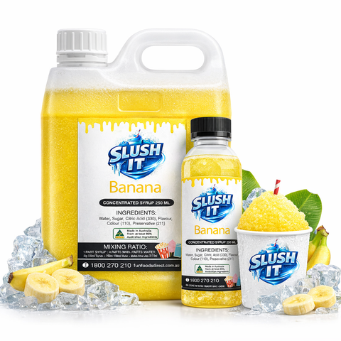 Banana Sno Cone Bottle