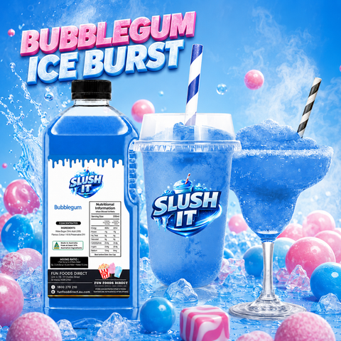 Bubblegum slushy syrup 2L Bottle