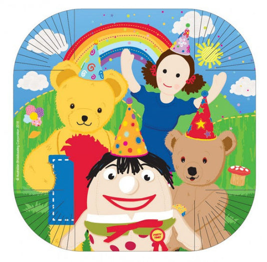 25.4CM SQUARE PLATES play school