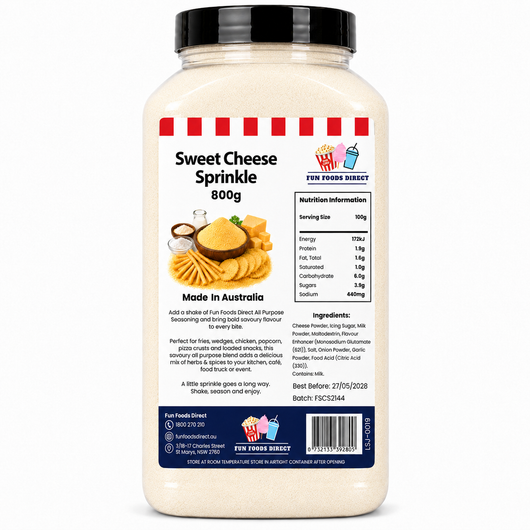 Sweet Cheese Sprinkle 60g | Sweet & Savoury Cheese Seasoning