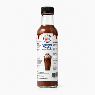 Chocolate Milkshake Syrup & Dessert Topping for Thickshakes, Sundaes & Drinks