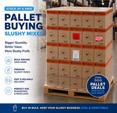 2L Slushy Syrup Half Pallet Buy – 240 Bottles (Mix & Match Flavours)