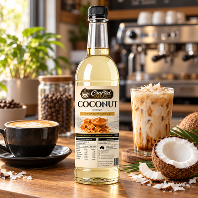 Coconut Syrup Premium Range 800mL | Crafted Barista Australia