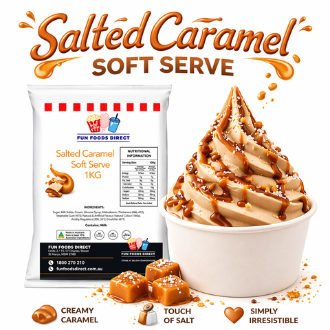 Salted Caramel Soft Serve