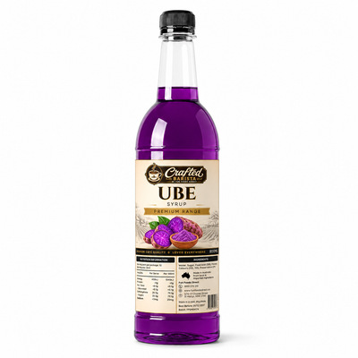 Ube Syrup Premium  Range 800mL | Rich Purple Yam Cafe Syrup