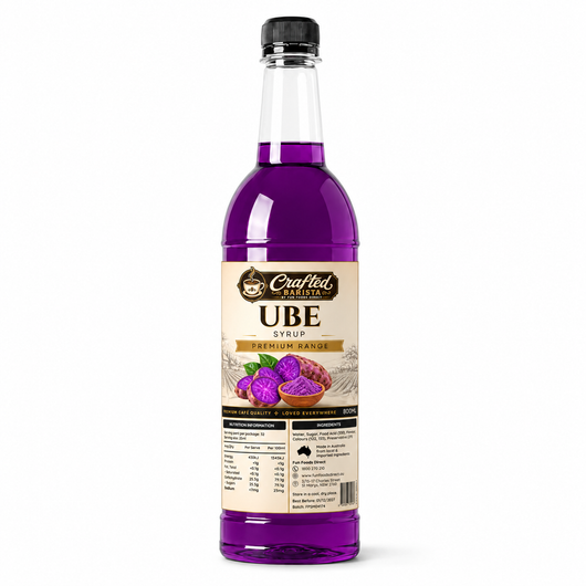 Ube Syrup Premium  Range 800mL | Rich Purple Yam Cafe Syrup