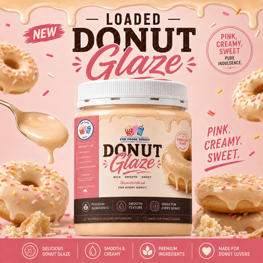 White Donut Glaze | Professional Ready-to-Use Donut Glaze for Bakery & Dessert Creations