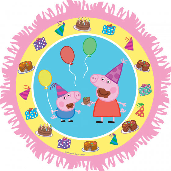 Peppa Pig and George Pull String Pinata