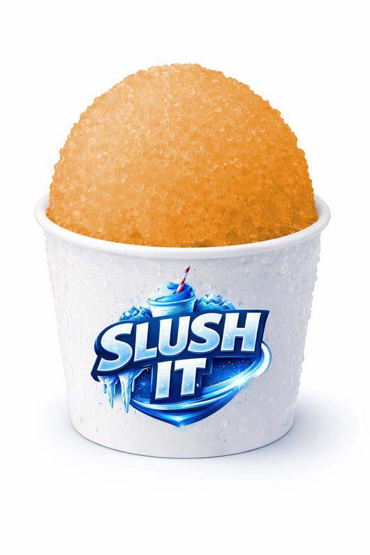 Orange Sno Cone Bottle