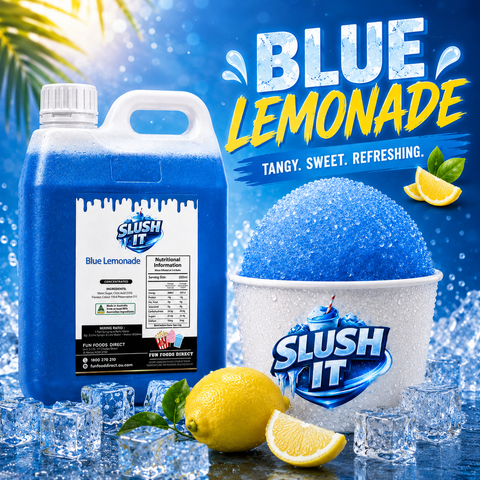 Blue Lemonade Sno Cone Bottle