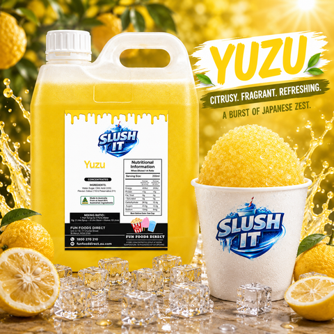 Yuzu Snow Cone Syrup Flavour Bottle