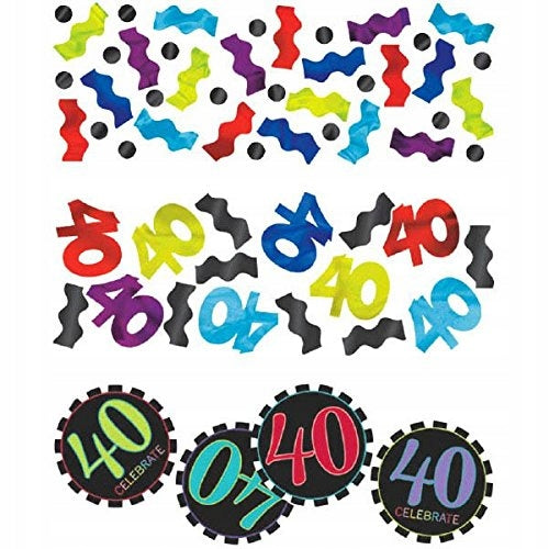 40th confetti