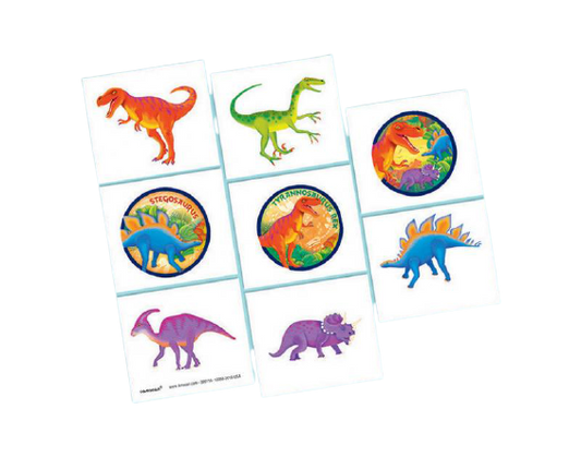 Dinosaurs Temporary Tattoos